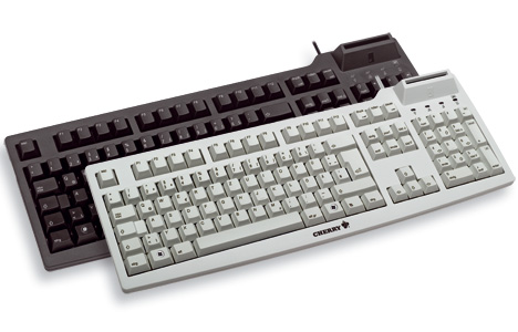 Picture of Cherry G83-6644  keyboard with built in Smart Card reader