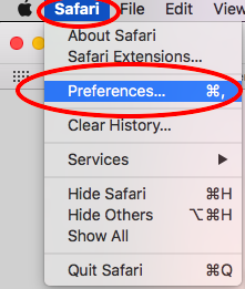 Safari-Preferences
